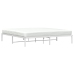 Estructura de cama de metal blanco 193x203 cm