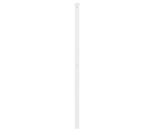 Cabecero de metal blanco 120 cm