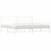 Estructura cama sin colchón con estribo metal blanco 193x203 cm