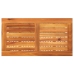Set muebles de jardín 4 piezas y cojines ratán sintético beige
