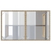 Set comedor de jardín 2 pzas con cojines ratán sintético beige