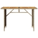 Set comedor de jardín 2 pzas con cojines ratán sintético beige