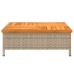 Cubierta para base sombrilla ratán PE acacia beige 70x70x25 cm