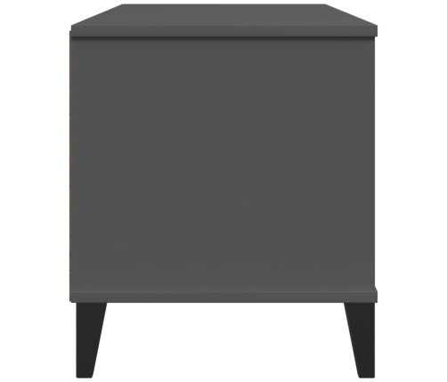 Mueble para TV VIKEN madera de ingeniería gris antracita