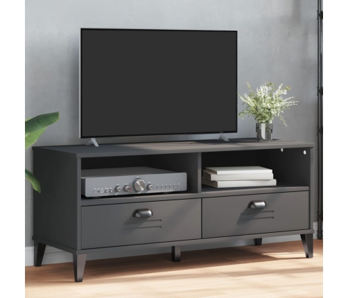 Mueble para TV VIKEN madera de ingeniería gris antracita