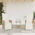Sillas y mesita de jardín 3 piezas ratán sintético cojín beige