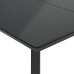 Set comedor de jardín 3 pzas con cojines ratán sintético negro