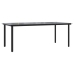 Set comedor para jardín 9 pzas y cojines ratán sintético marrón