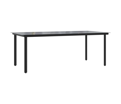 Set comedor de jardín 9 pzas con cojines ratán sintético beige