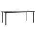 Set comedor de jardín 9 pzas con cojines ratán sintético beige