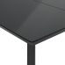 Set de muebles jardín 5 pzas con cojines ratán sintético negro