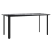 Set comedor jardín 7 pzas y cojines ratán sintético gris claro