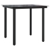 Set comedor de jardín 3 pzas con cojines ratán sintético beige