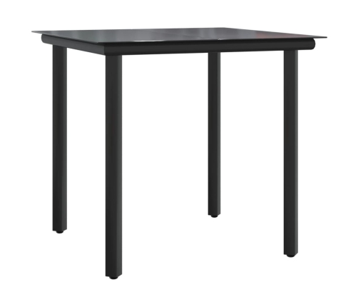 Set comedor de jardín 5 pzas con cojines ratán sintético beige