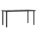 Set comedor jardín 7 pzas y cojines ratán sintético gris claro