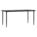 Set de muebles jardín 5 pzas con cojines ratán sintético negro