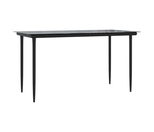 Set comedor de jardín 5 pzas con cojines ratán sintético beige