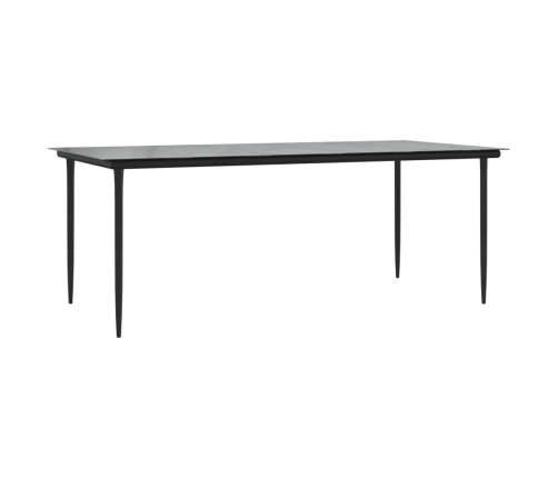 Set comedor de jardín 7 pzas con cojines ratán sintético beige