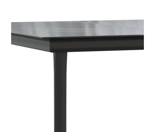 Set comedor de jardín 9 pzas con cojines ratán sintético beige