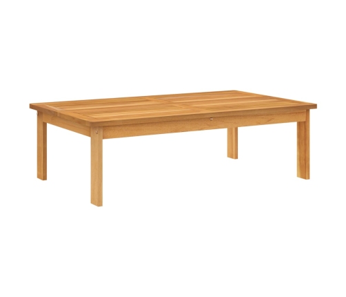 Mesa de jardín madera maciza de acacia 100x60x30 cm