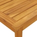 Mesa de jardín madera maciza de acacia 100x60x30 cm