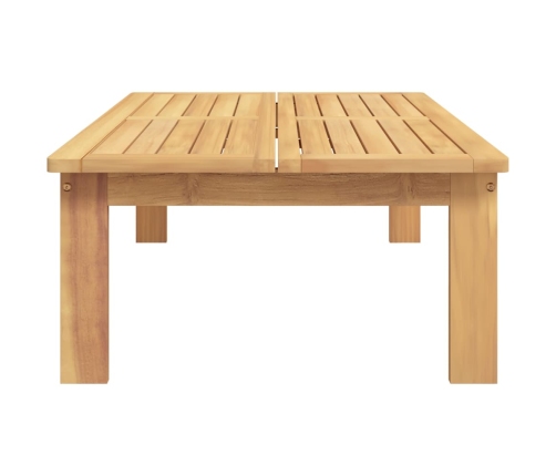 Mesa de jardín madera maciza de acacia 100x60x30 cm