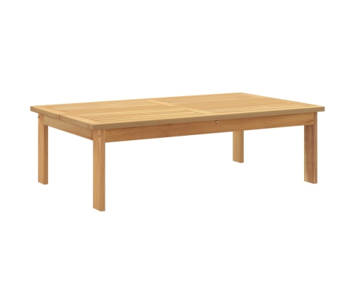 Mesa de jardín madera maciza de acacia 100x60x30 cm