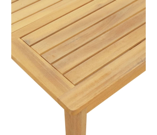 Mesa de jardín madera maciza de acacia 100x60x30 cm