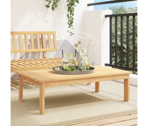 Mesa de jardín madera maciza de acacia 100x60x30 cm