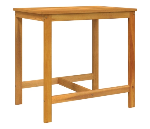 Juego de balcón con cojines 3 piezas madera maciza de acacia