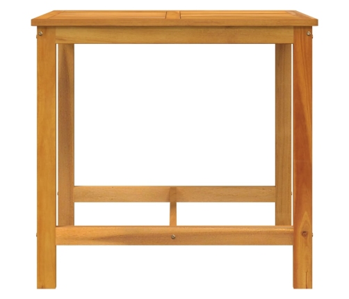 Juego de balcón con cojines 3 piezas madera maciza de acacia