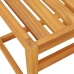 Juego de balcón con cojines 3 piezas madera maciza de acacia