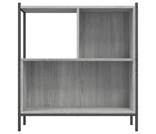 vidaXL Estantería madera de ingeniería gris Sonoma 72x28x77,5 cm