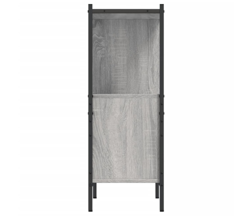 vidaXL Estantería madera de ingeniería gris Sonoma 72x28x77,5 cm