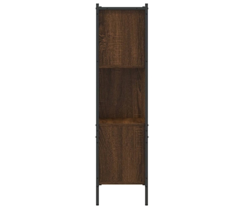 Estantería madera de ingeniería marrón roble 72x28x109 cm