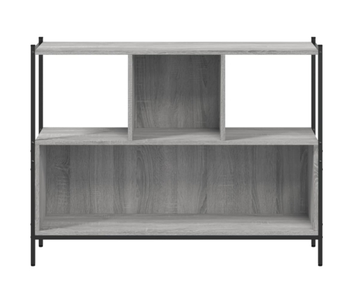 Estantería madera de ingeniería gris Sonoma 102x28x77,5 cm