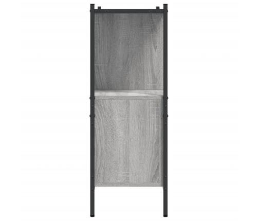 Estantería madera de ingeniería gris Sonoma 102x28x77,5 cm