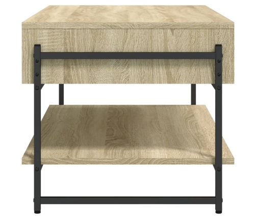 Mesa de centro madera contrachapada roble Sonoma 90x50x45 cm