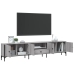 Mueble de TV cajón madera ingeniería gris Sonoma 200x25x44 cm