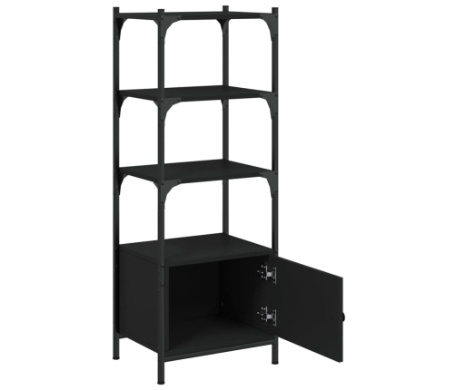 Librería de 3 estantes madera ingeniería negro 41x30x109,5 cm