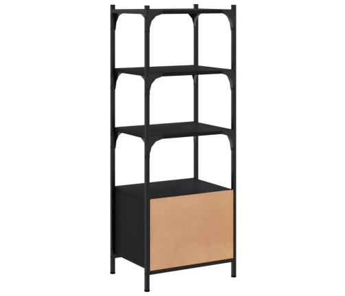 Librería de 3 estantes madera ingeniería negro 41x30x109,5 cm