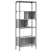 Librería 5 estantes madera ingeniería gris Sonoma 76x33x188,5cm