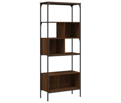 vidaXL Librería 5 estantes madera ingeniería marrón 76x33x188,5 cm