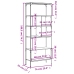 Librería 5 estantes madera ingeniería marrón 76x33x188,5 cm