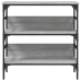 Mesa consola madera de ingeniería gris Sonoma 75x32x75 cm