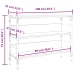 Mesa consola madera de ingeniería roble Sonoma 100x32x75 cm