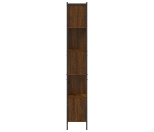 Estantería madera de ingeniería marrón roble 72x28x172 cm