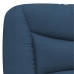 Cama sin colchón tela azul 140x200 cm
