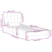Estructura de cama sin colchón terciopelo verde oscuro 80x200cm