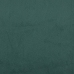 Estructura cama sin colchón terciopelo verde oscuro 160x200 cm